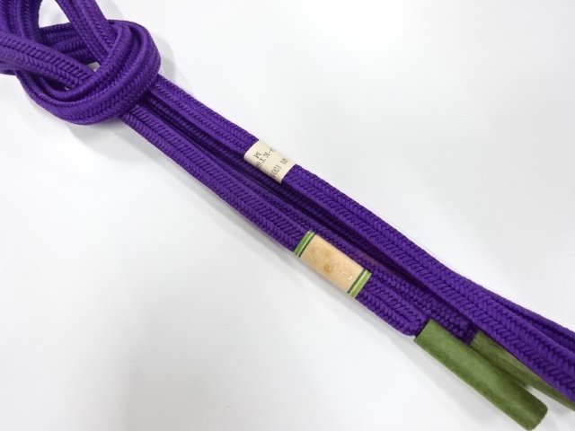 JAPANESE KIMONO / UNUSED HAND-TIED OBIJIME