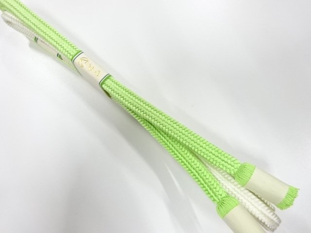 JAPANESE KIMONO / UNUSED TWISTED TASSEL HAND-TIED OBIJIME