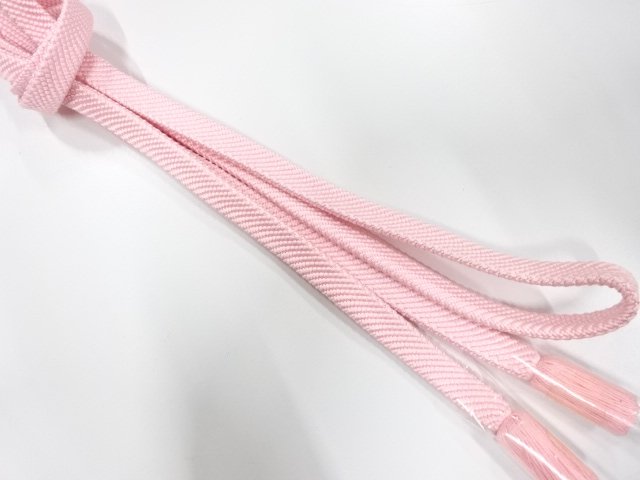 JAPANESE KIMONO / UNUSED TWISTED TASSEL HAND-TIED OBIJIME