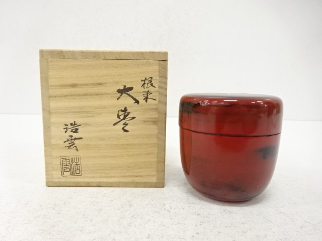 JAPANESE TEA CEREMONY / NATSUME TEA CADDY(LARGE) / ARTISAN WORK