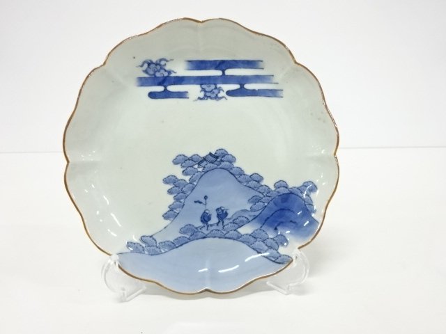 古伊万里　染付　七寸皿
