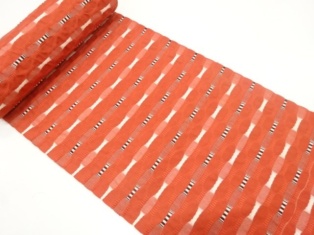 JAPANESE KIMONO / ANTIQUE MAMICHI WOVEN NAGOYA OBI JI BOLT