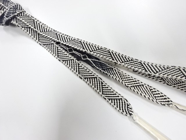 JAPANESE KIMONO / UNUSED SUMMER HAND-TIED OBIJIME