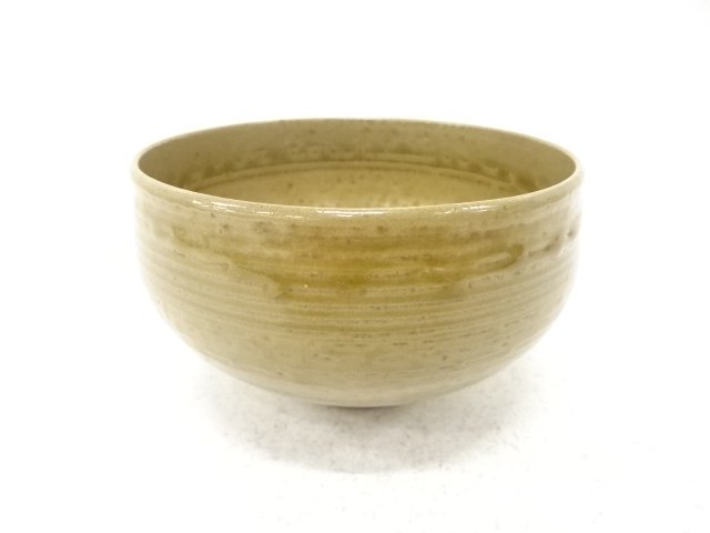 陶吉造　灰釉　茶碗