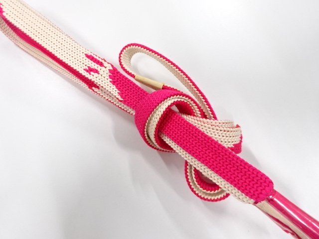未使用品　正絹　手組帯締め