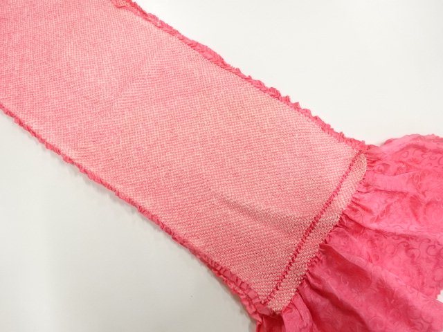 JAPANESE KIMONO / SHIBORI OBIAGE FOR FURISODE