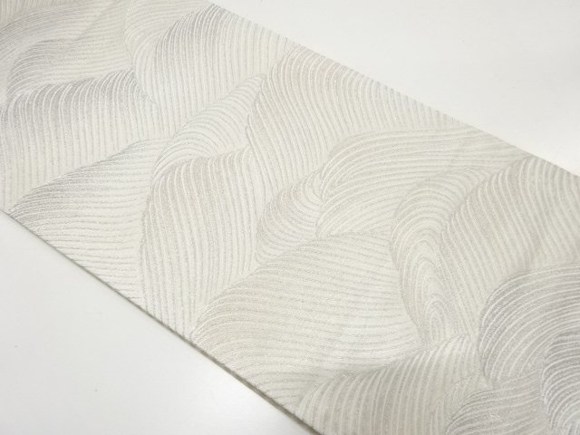 JAPANESE KIMONO / WEAVING A ROUGH WAVE PATTERN FUKURO OBI