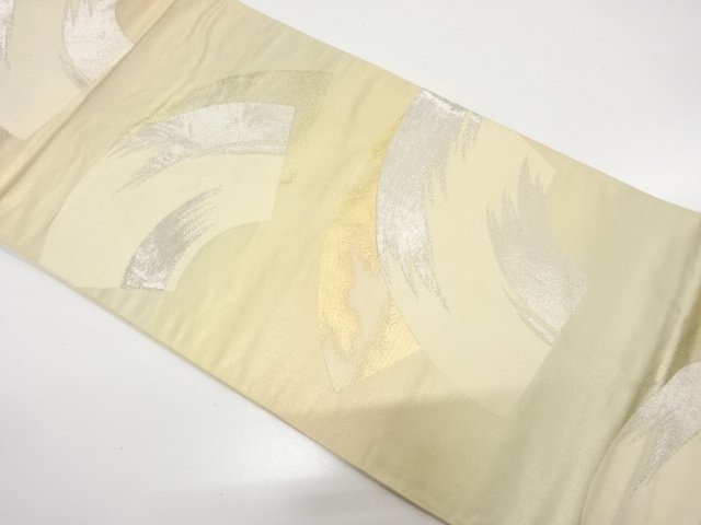 アンティーク　地紙模様織り出し袋帯（材料）
