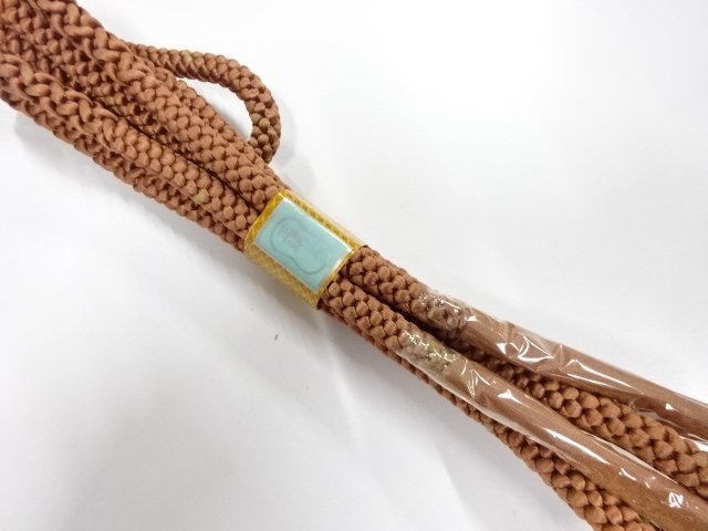 JAPANESE KIMONO / UNUSED HAND-TIED OBIJIME