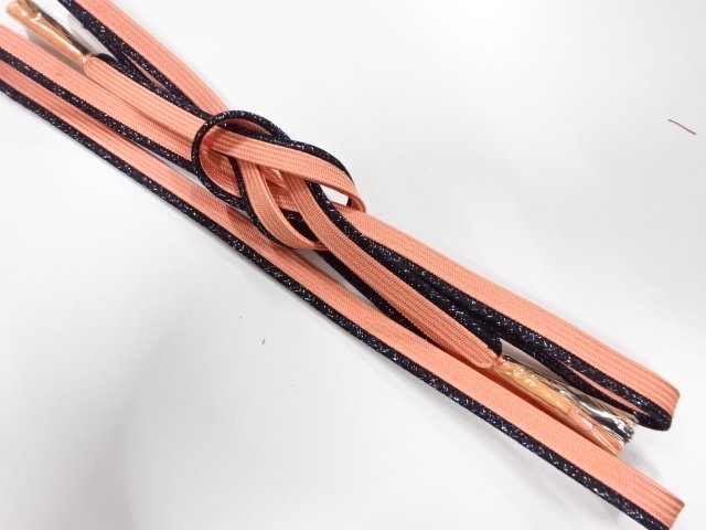 JAPANESE KIMONO / UNUSED HAND-TIED OBIJIME