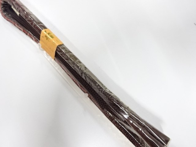 JAPANESE KIMONO / UNUSED HAND-TIED OBIJIME