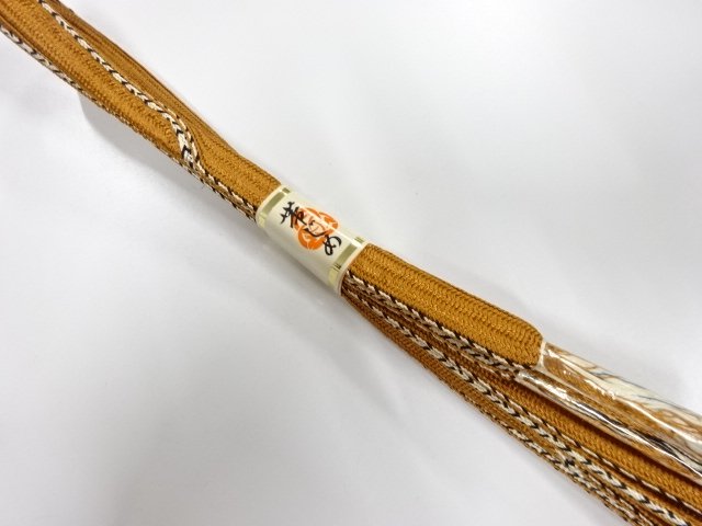 JAPANESE KIMONO / UNUSED HAND-TIED OBIJIME