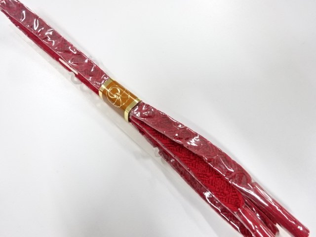 未使用品　正絹　手組帯締め