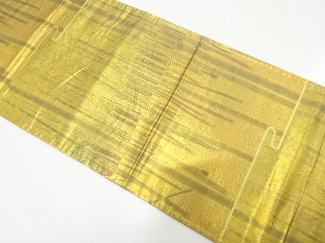 本金　竹林模様　袋帯