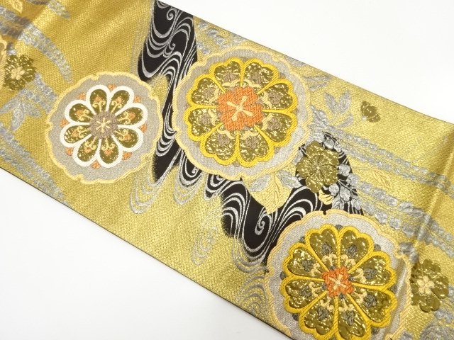 JAPANESE KIMONO / SNOWFLAKE / FLOWER PATTERN / WOVEN WISTERIA MOTIF FO