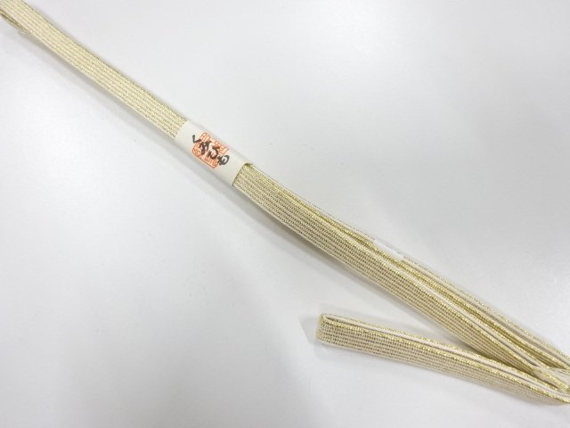 未使用品　正絹　帯留め用　手組三分紐