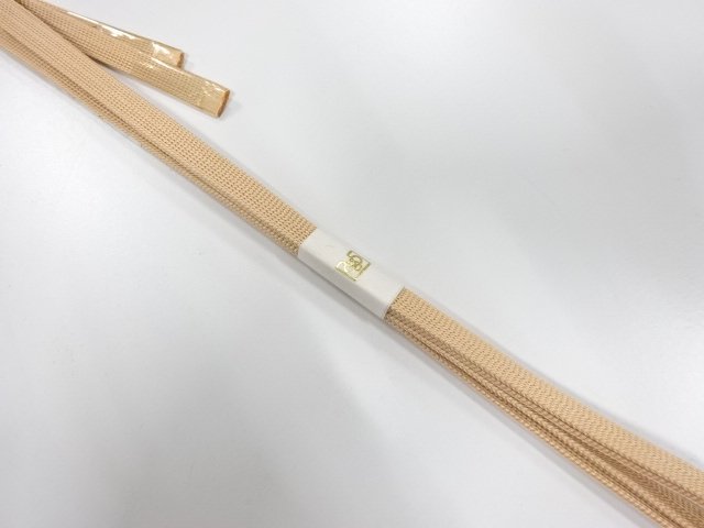 未使用品　正絹　帯留め用　手組三分紐