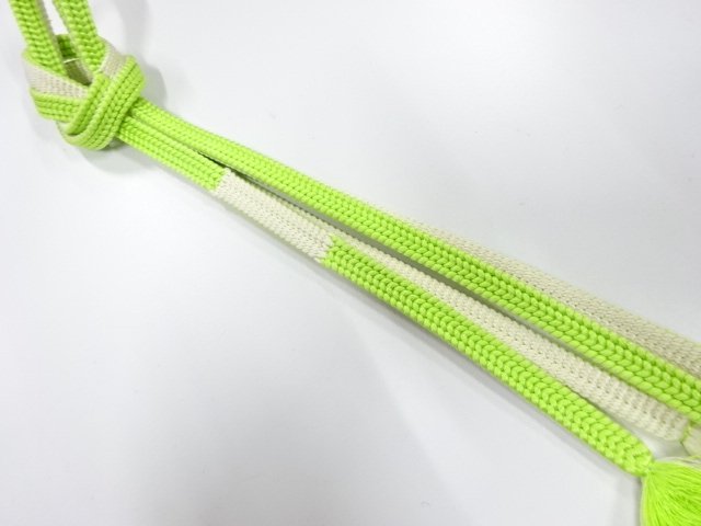 JAPANESE KIMONO / HAND-TIED OBIJIME