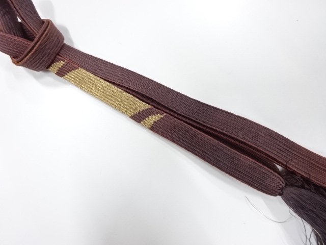 JAPANESE KIMONO / HAND-TIED OBIJIME