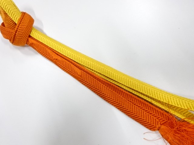 JAPANESE KIMONO / HAND-TIED OBIJIME