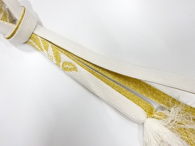 JAPANESE KIMONO / HAND-TIED OBIJIME