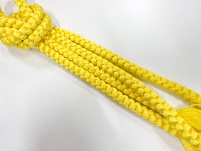 JAPANESE KIMONO / HAND-TIED OBIJIME
