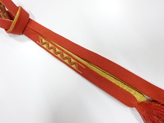 JAPANESE KIMONO / HAND-TIED OBIJIME