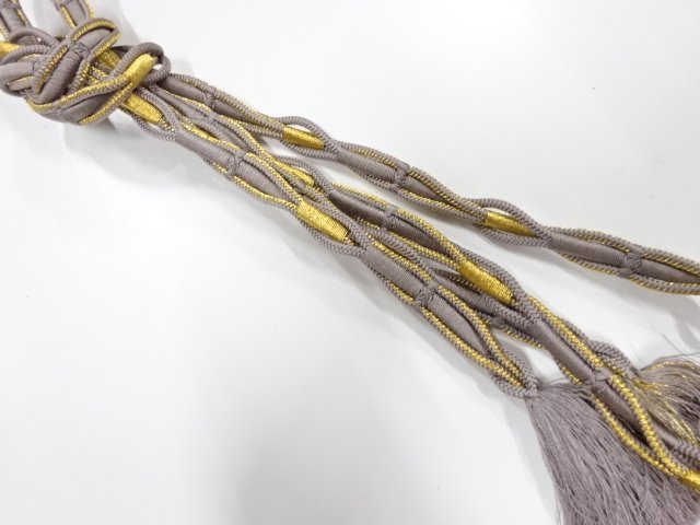 JAPANESE KIMONO / HAND-TIED OBIJIME
