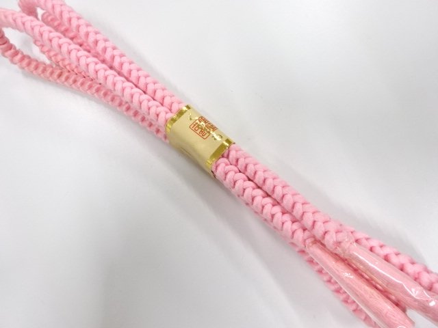 未使用品　正絹　手組帯締め