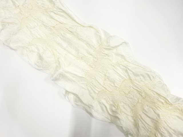 JAPANESE KIMONO / OBIAGE / SILK / SHIBORI