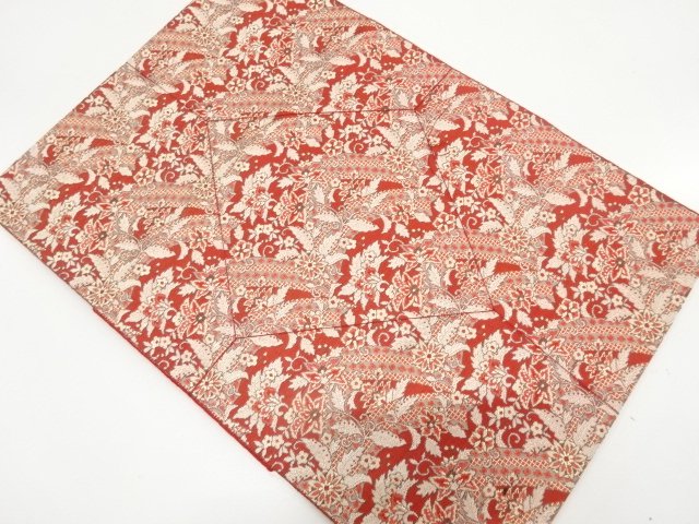 JAPANESE KIMONO / UNUSED CHIKUZEN HAKATA HANASARA KIMONO FOR SUMMER PA