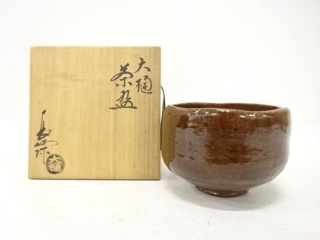 JAPANESE TEA CEREMONY / OHI WARE TEA CHAWAN / CARAMEL GLAZE / ARTISAN WORK
