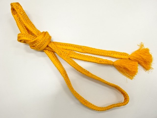 JAPANESE KIMONO / HAND-TIED OBIJIME
