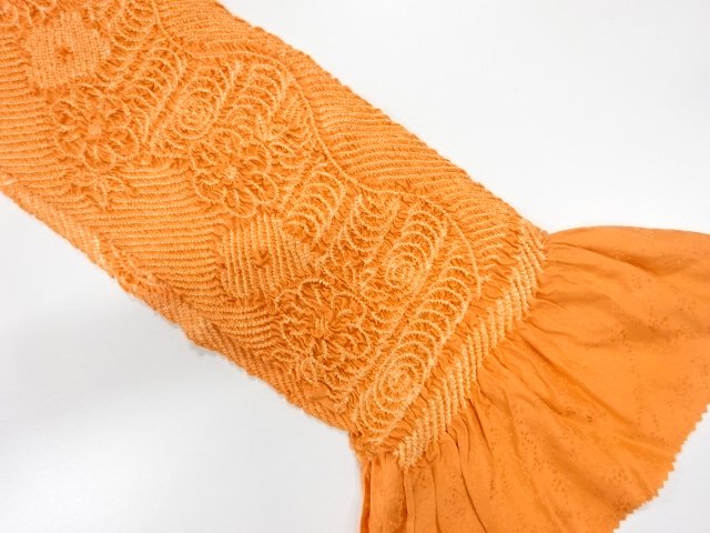 JAPANESE KIMONO / OBIAGE / SILK / SHIBORI