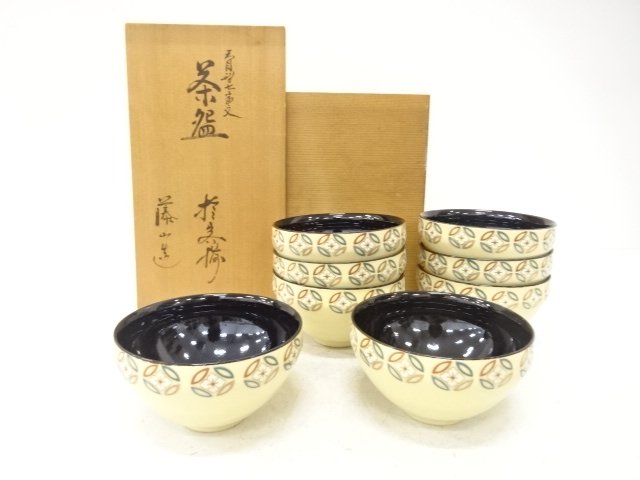 JAPANESE COLLECTIBLE / KYOTO-YAKI / CRAFTED BY KATO FUJIYAMA / TENMOKU