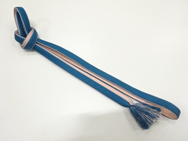 JAPANESE KIMONO / HAND-TIED OBIJIME