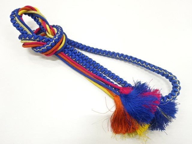 JAPANESE KIMONO / HAND-TIED OBIJIME