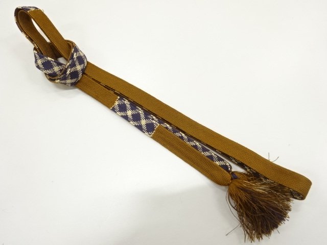 JAPANESE KIMONO / HAND-TIED OBIJIME CORD