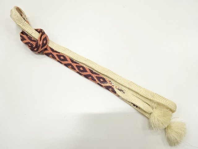 JAPANESE KIMONO / HAND-TIED OBIJIME CORD