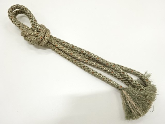 JAPANESE KIMONO / HAND-TIED OBIJIME CORD