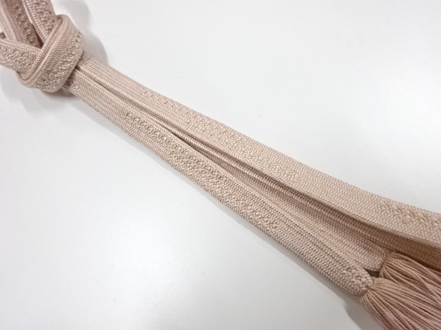 JAPANESE KIMONO / HAND-TIED OBIJIME CORD 