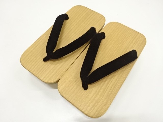 JAPANESE KIMONO / UNUSED MENS PAULOWNIA GETA (24 CM) FOR MEN
