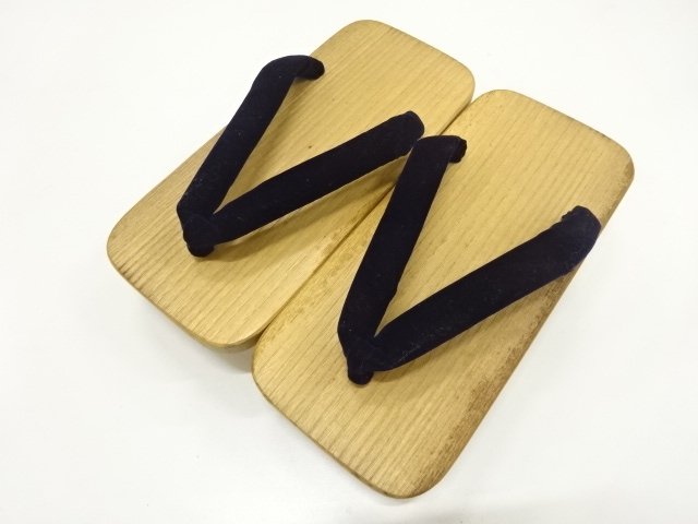 JAPANESE KIMONO / UNUSED MENS PAULOWNIA GETA (25.5 CM) FOR MEN