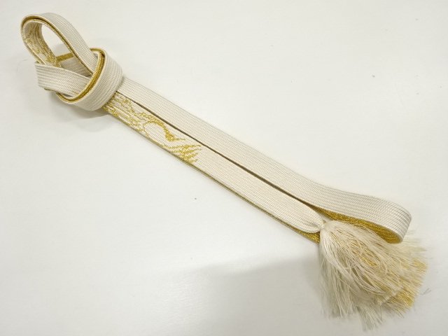 JAPANESE KIMONO / HANDTIED OBIJIME CORD 