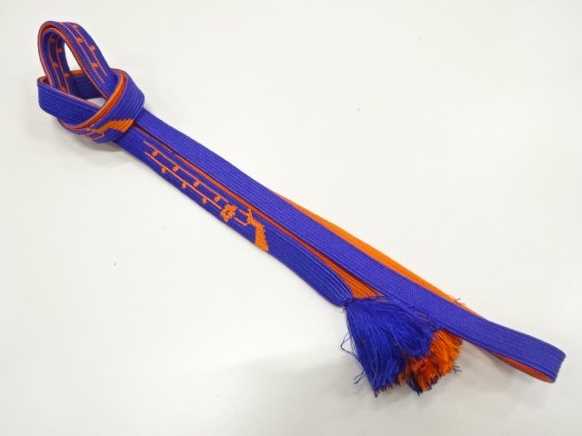 JAPANESE KIMONO / HANDTIED OBIJIME CORD 