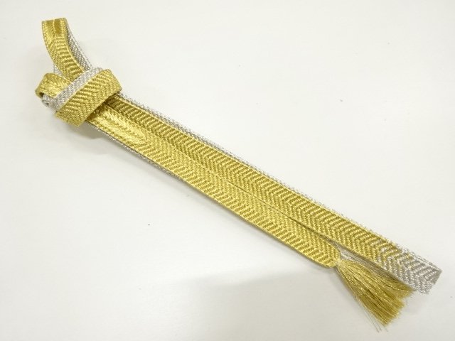 JAPANESE KIMONO / HANDTIED OBIJIME CORD 