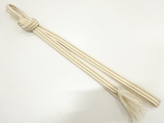 JAPANESE KIMONO / HANDTIED OBIJIME CORD 