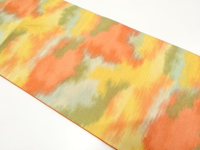 JAPANESE NAGOYA OBI / WOVEN BOKASHI PATTERN