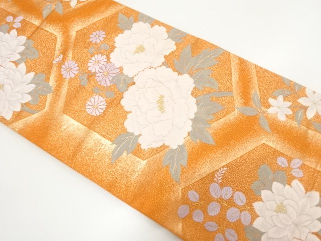 JAPANESE FUKURO OBI / UNUSED / WOVEN KIKU