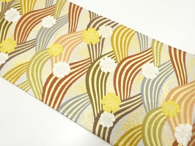 JAPANESE FUKURO OBI / UNUSED / WOVEN SAKURA